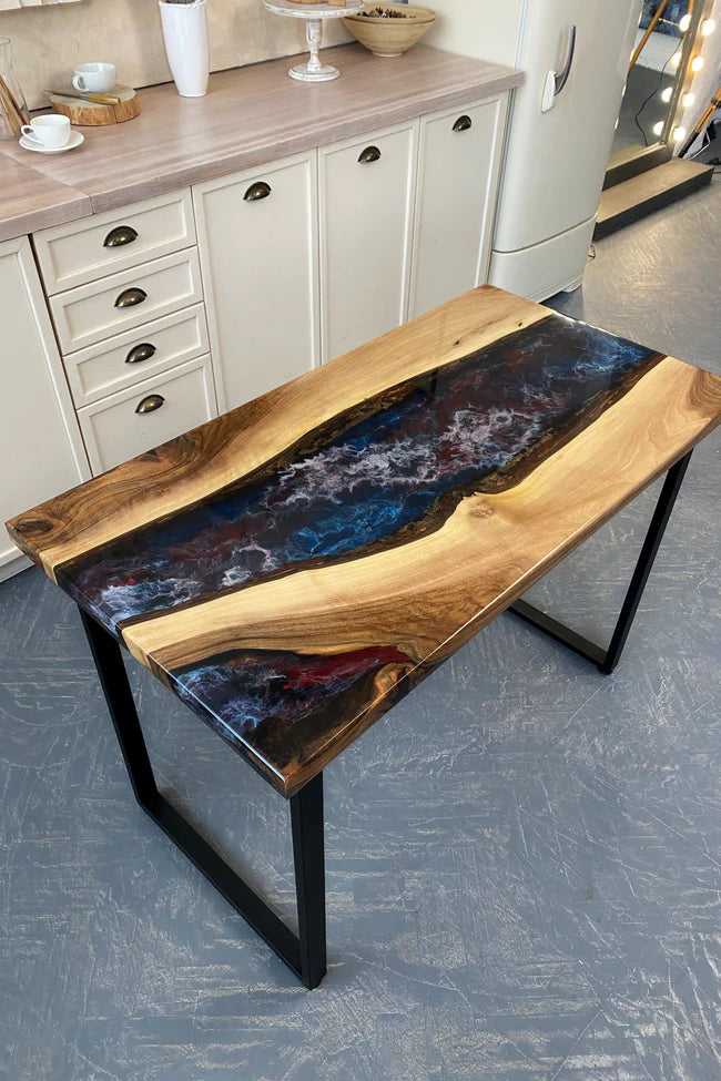 Space Black Epoxy Table