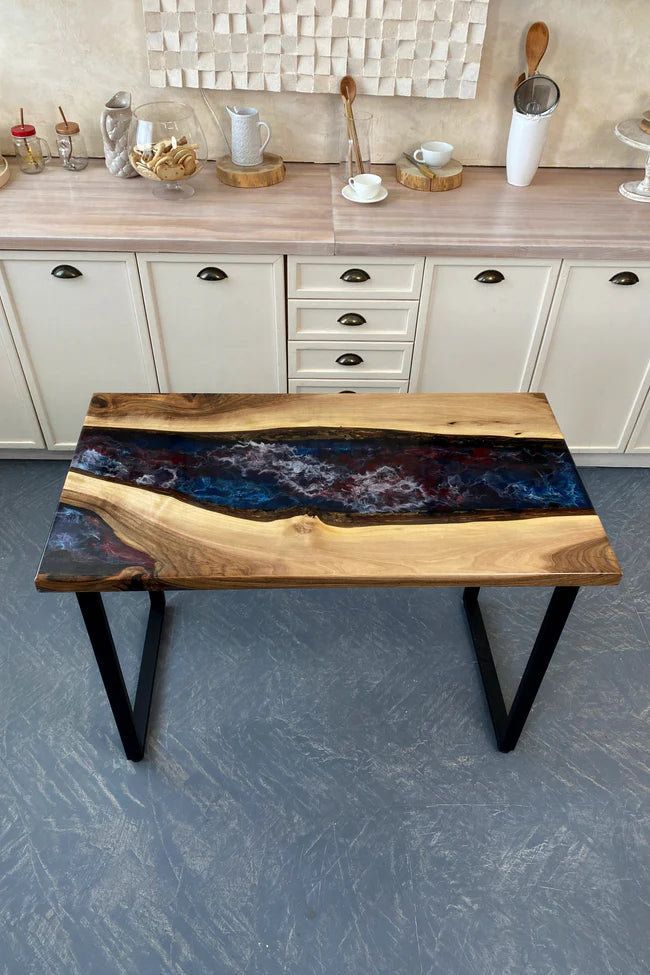 Space Black Epoxy Table