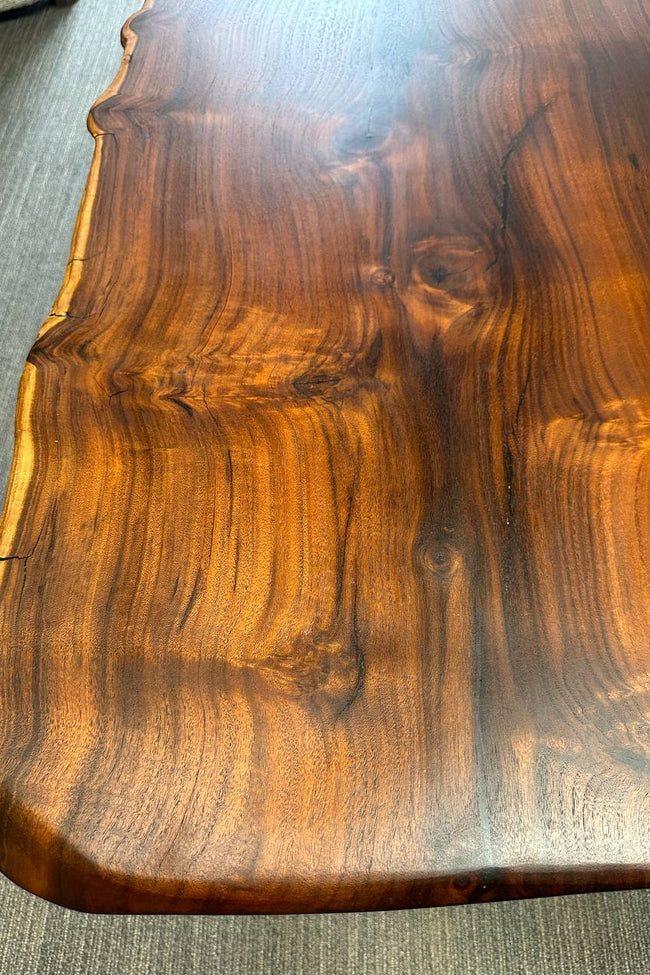 Black Walnut Live Edge Solid Wood Coffee Table