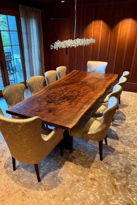American Black Walnut Slab Conference table