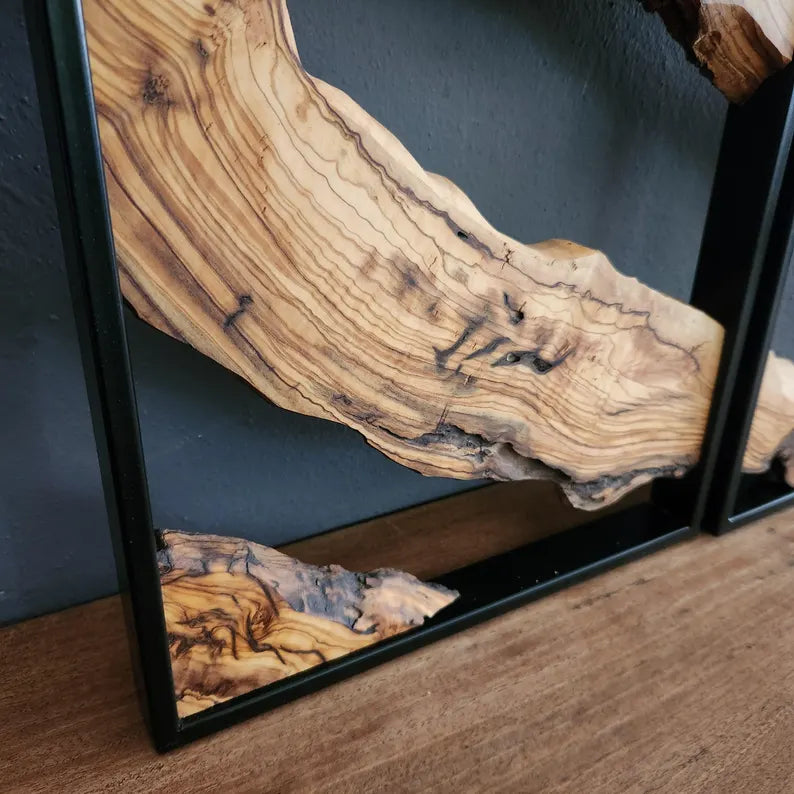 Rustic Wall Art, Live Edge Wood Wall Decor