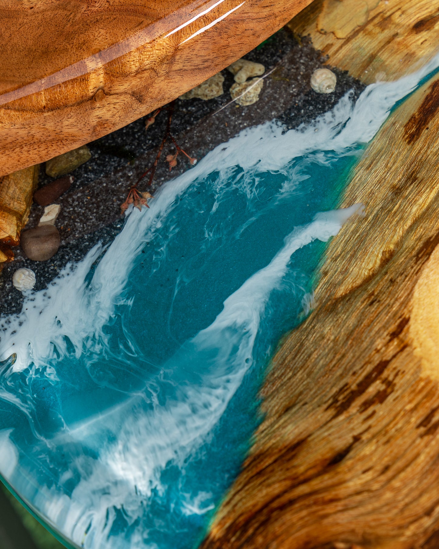 Ocean Themed Round Nesting Table Set (3pc)