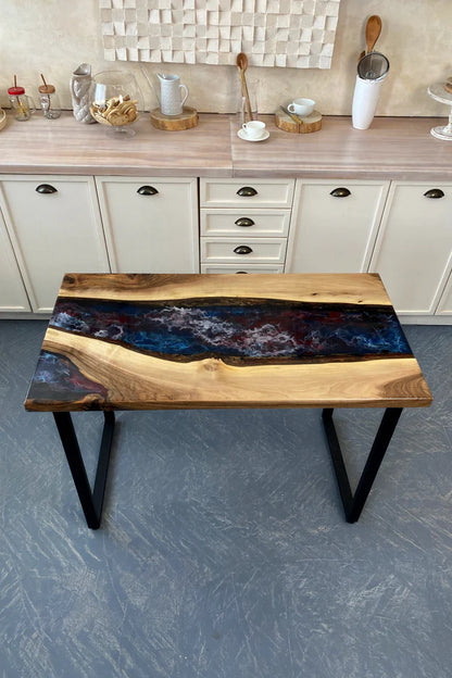 Space Black Epoxy Table