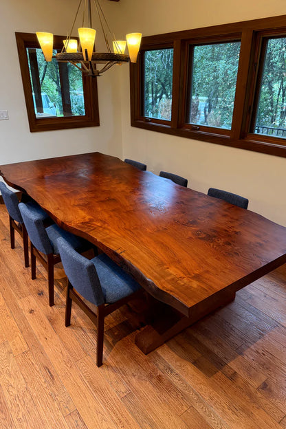 American Redwood Slab Conference table Dining Table