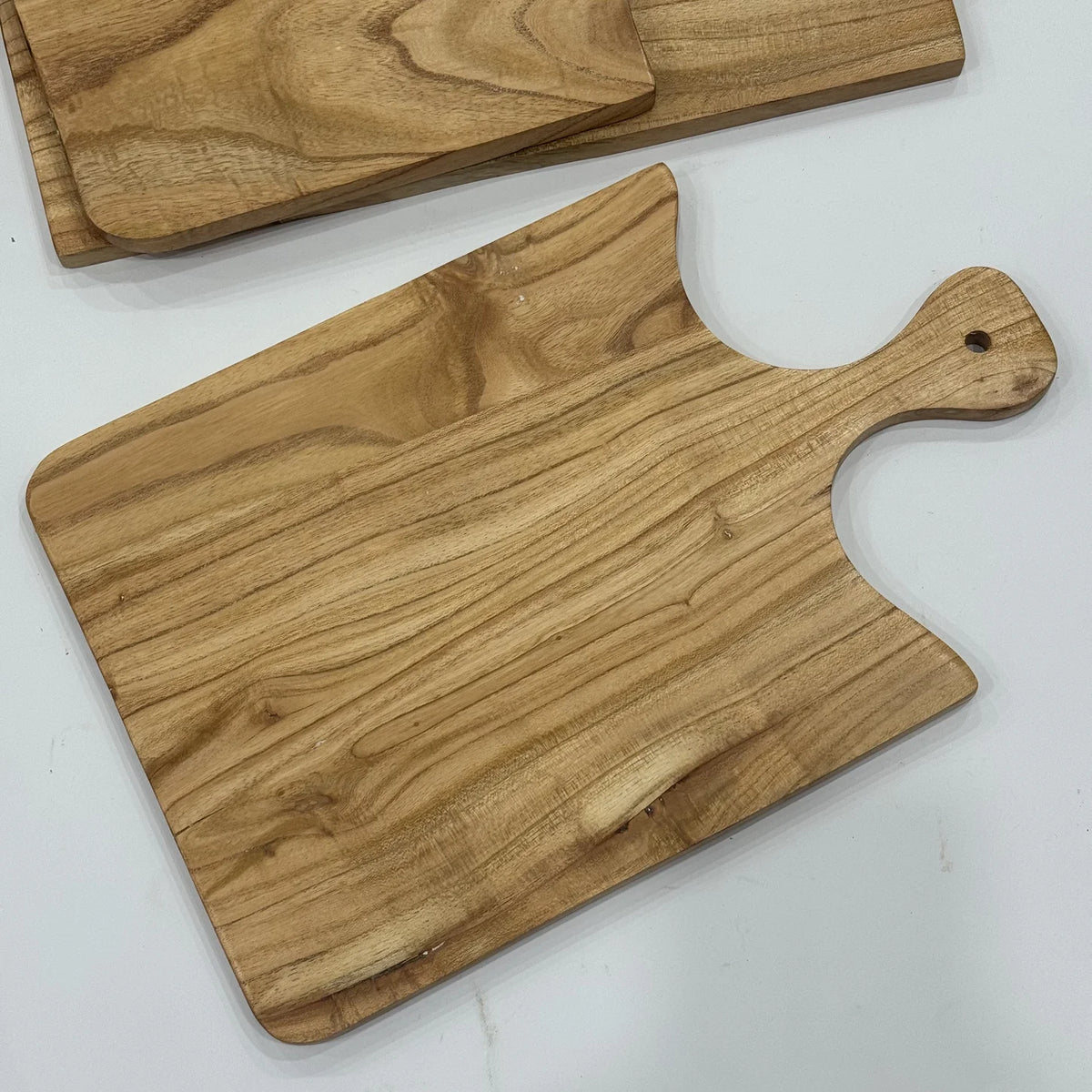 Large natural wooden cutting board in solid wood, handmade by Craft Edges, view 3 of 8