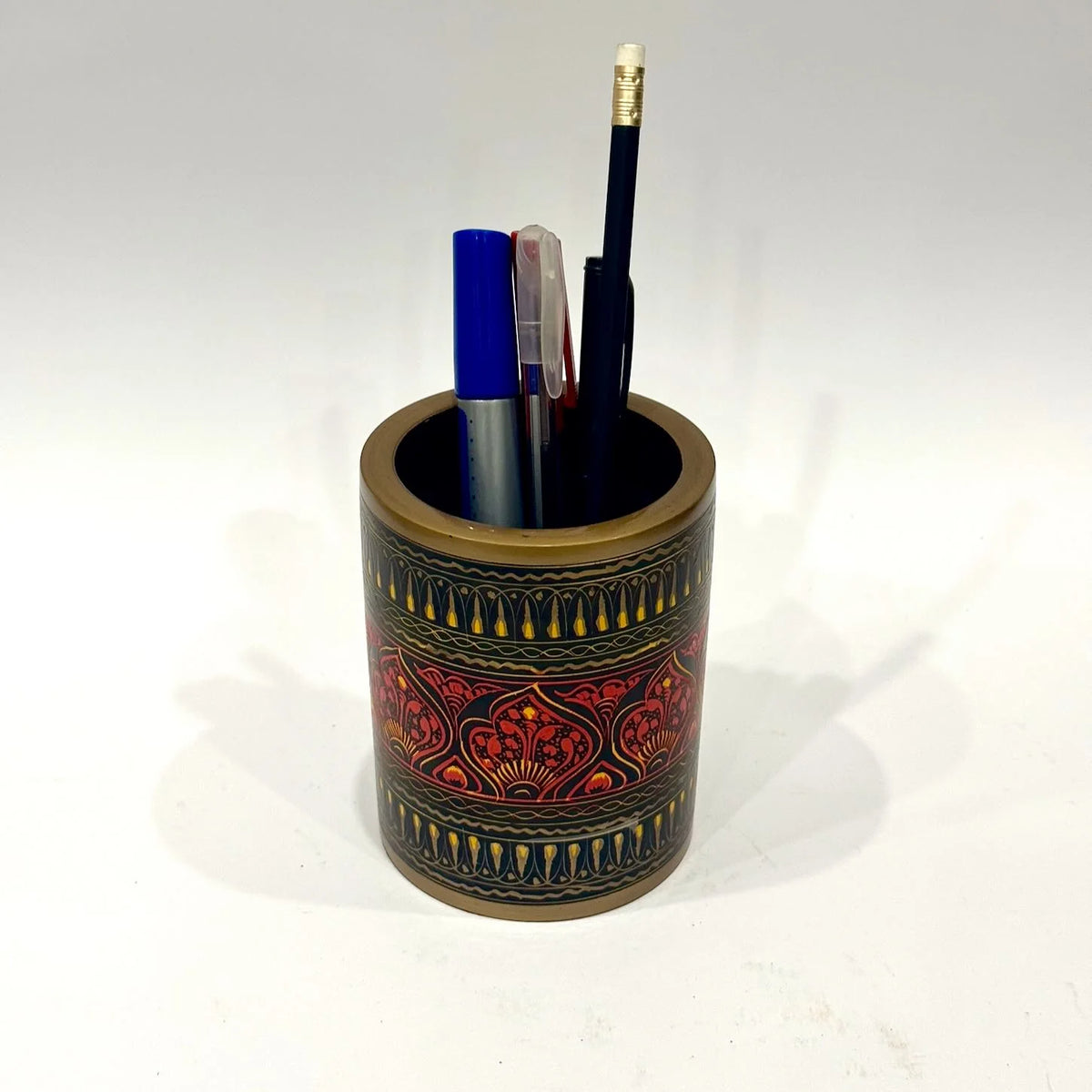 Naqshi Art Hand Painted Pencil Holder