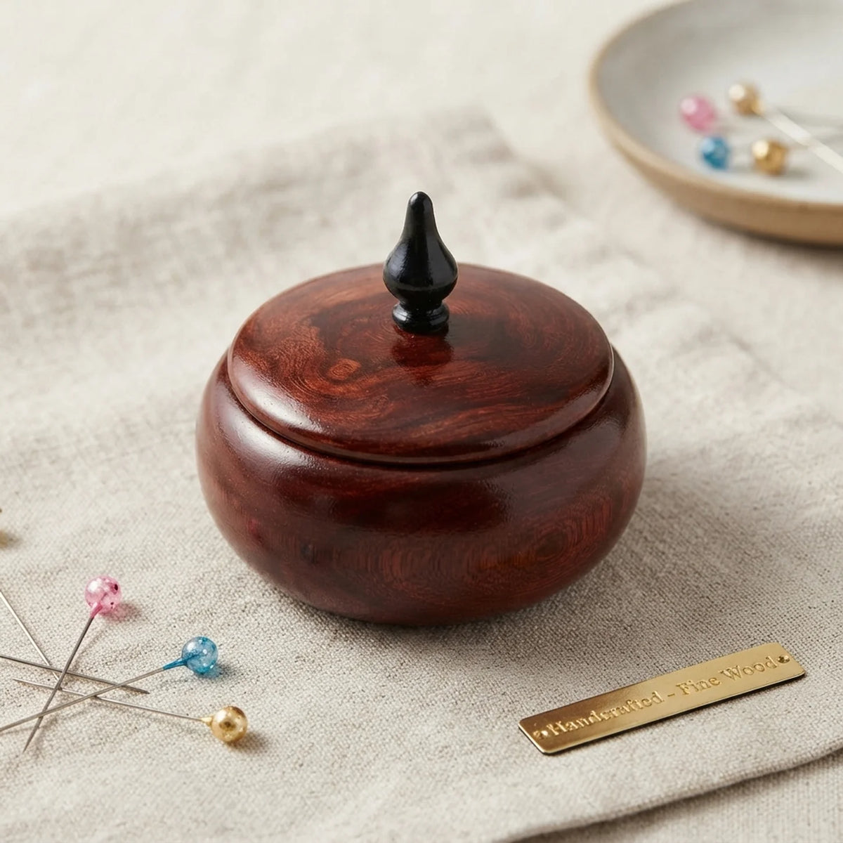 Wooden Pin Box